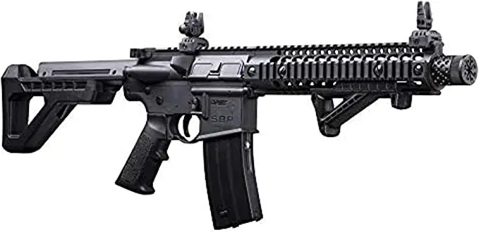 DPMS Full Auto SBR CO2 Powered BB Air Gun with Dual Action Capability